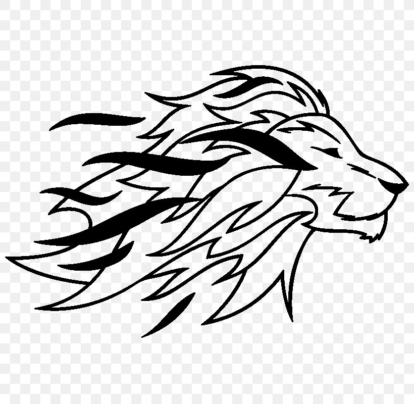 Lion Illustrator Drawing Clip Art, PNG, 800x800px, Lion, Art, Artwork, Bird, Black Download Free