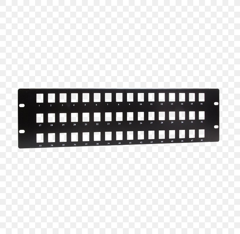 Patch Panels Equalization 19-inch Rack Audio XLR Connector, PNG, 800x800px, 19inch Rack, Patch Panels, Audio, Balanced Line, Cable Management Download Free