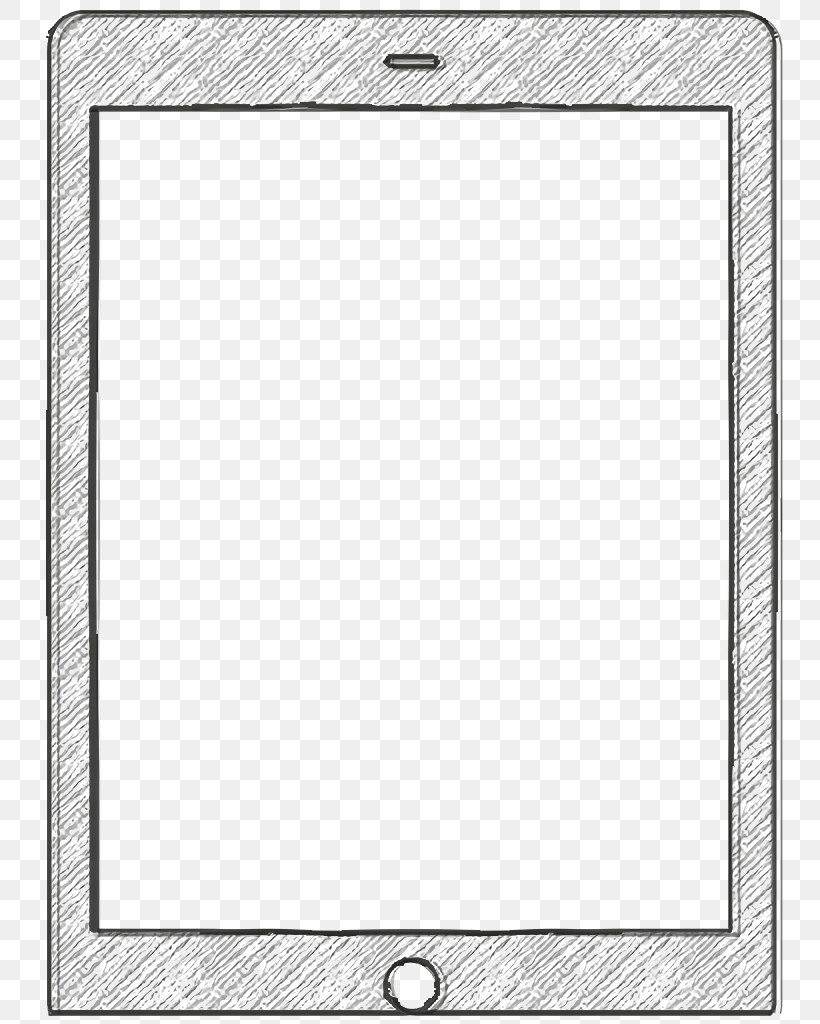 Technology Icon Ipad Icon Tablet Icon, PNG, 752x1024px, Technology Icon, Black, Black And White, Film Frame, Geometry Download Free