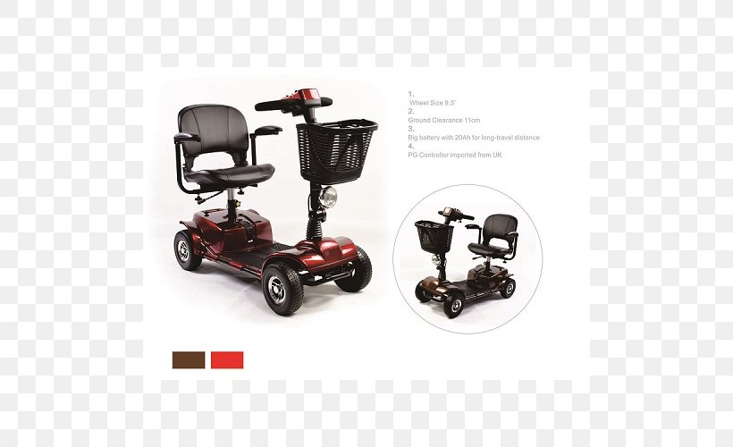Mobility Scooters Motorized Wheelchair Electric Motorcycles And Scooters, PNG, 500x500px, Scooter, Battery, Bicycle, Chair, Disability Download Free
