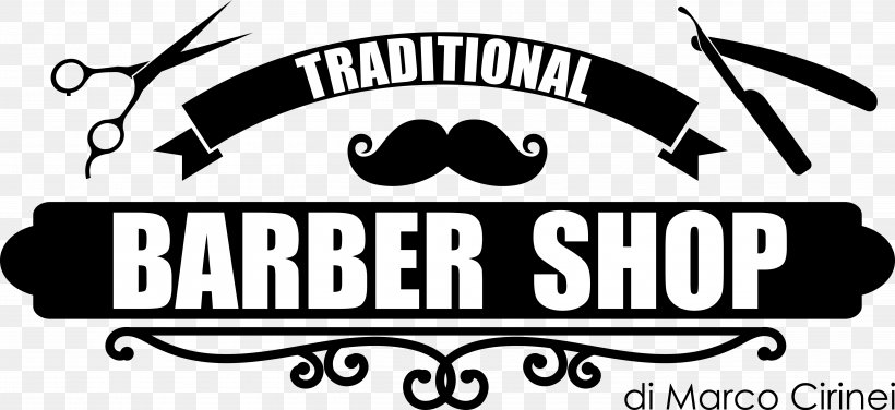 AMATULLI BARBER SHOP Hairdresser Moustache Hairstyle, PNG, 4999x2295px, Barber, Area, Bari, Black And White, Brand Download Free