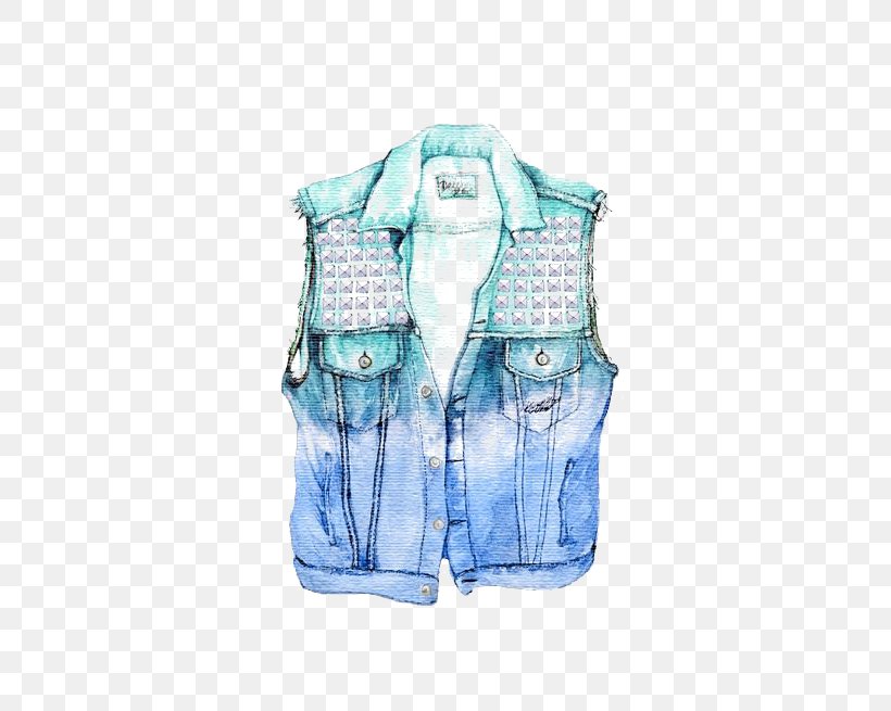 Drawing Jacket Jeans Sketch, PNG, 407x655px, T Shirt, Blue, Clothing, Denim, Drawing Download Free