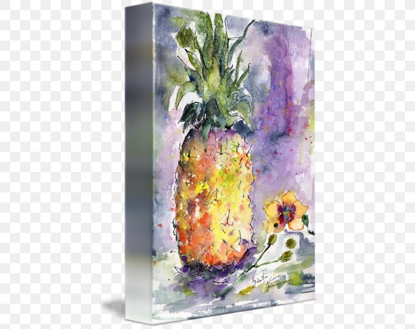 Still Life Photography Watercolor Painting Pineapple Acrylic Paint, PNG, 436x650px, Still Life, Acrylic Paint, Acrylic Resin, Art, Artwork Download Free