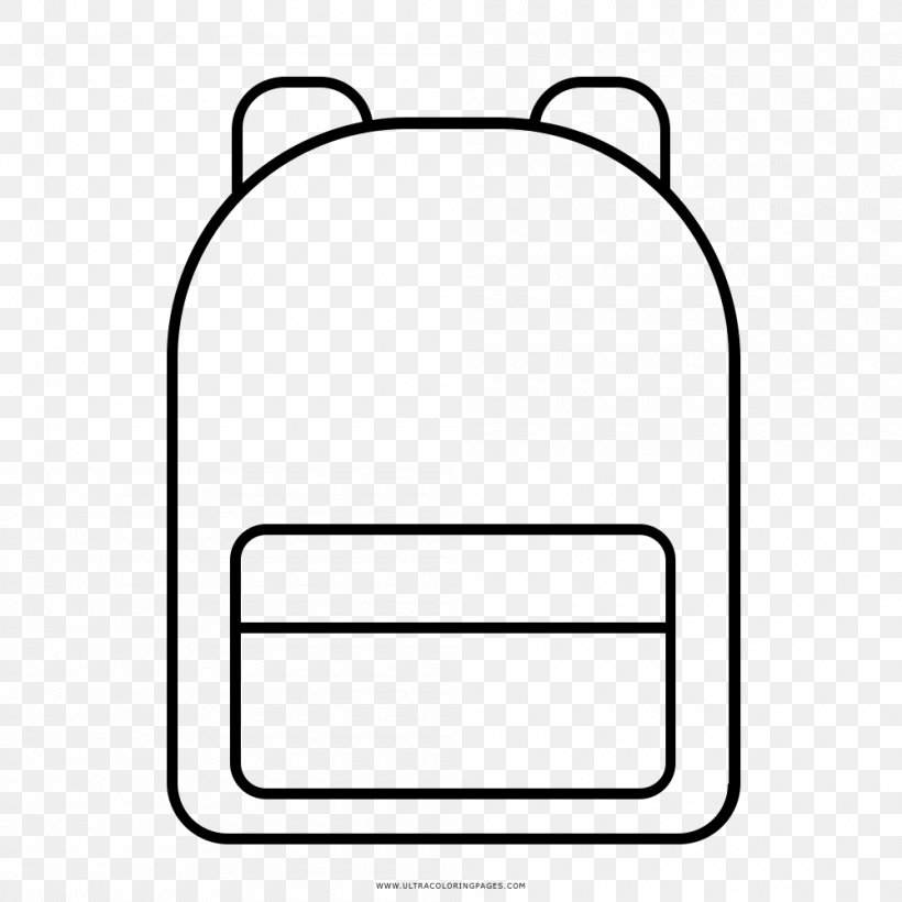 Coloring Book Drawing Line Art Backpack Ausmalbild, PNG, 1000x1000px, Coloring Book, Area, Ausmalbild, Backpack, Black And White Download Free