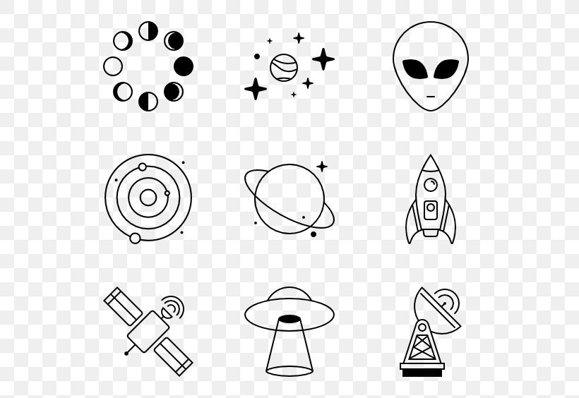 Unidentified Flying Object Clip Art, PNG, 600x564px, Unidentified Flying Object, Area, Art, Black, Black And White Download Free