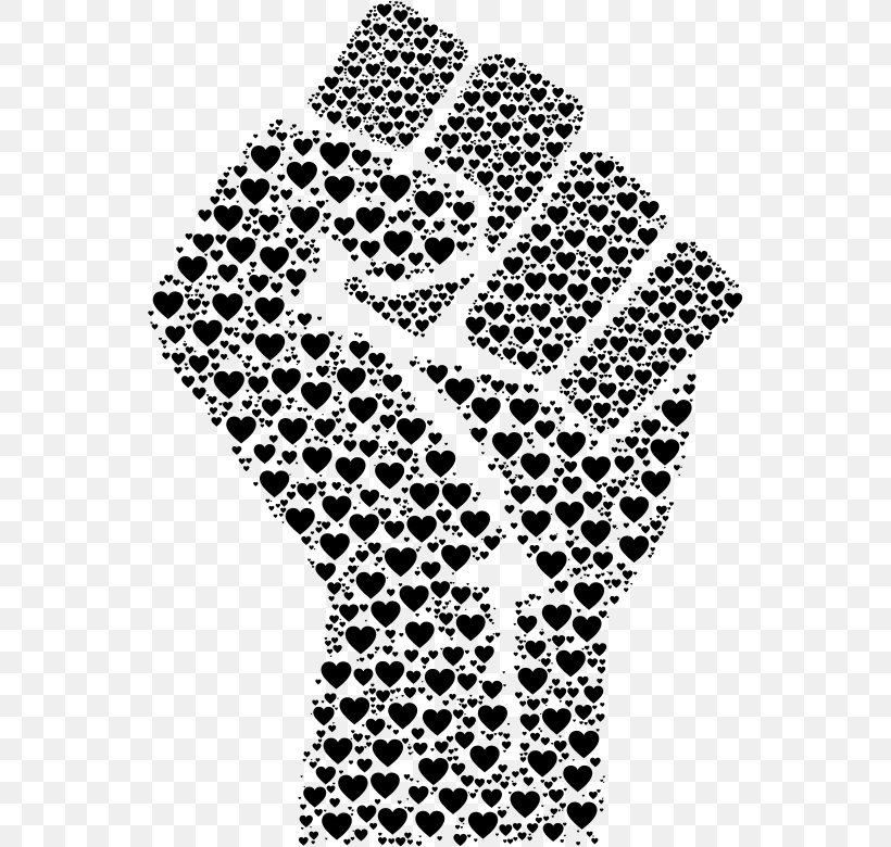 Raised Fist Love Clip Art, PNG, 548x780px, Fist, Area, Art, Black, Black And White Download Free