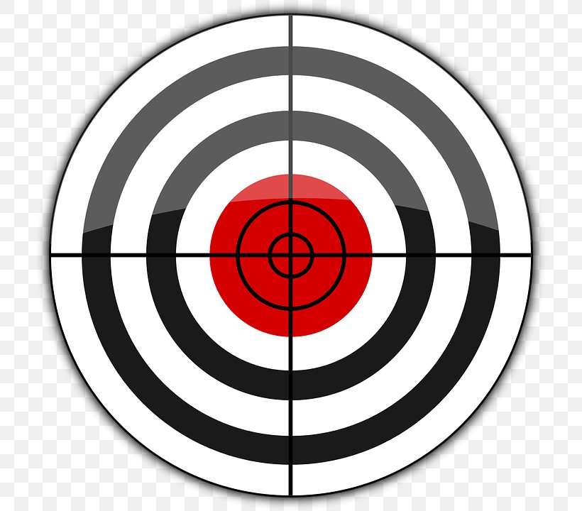 Bullseye Shooting Target Goal Clip Art, PNG, 720x720px, Bullseye, Archery, Area, Blog, Dart Download Free