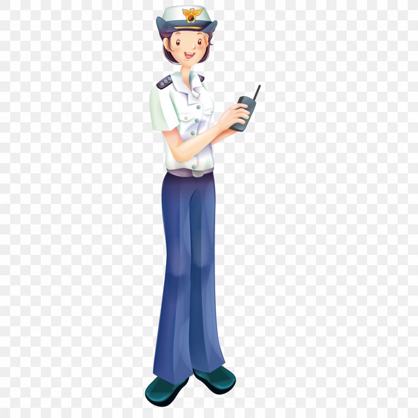 Cartoon Police Officer, PNG, 1500x1501px, Cartoon, Artworks, Costume, Drawing, Figurine Download Free