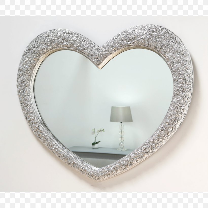 Magic Mirror Picture Frames Heart Silver, PNG, 1024x1024px, Mirror, Gold, Heart, Magic Mirror, Material Download Free