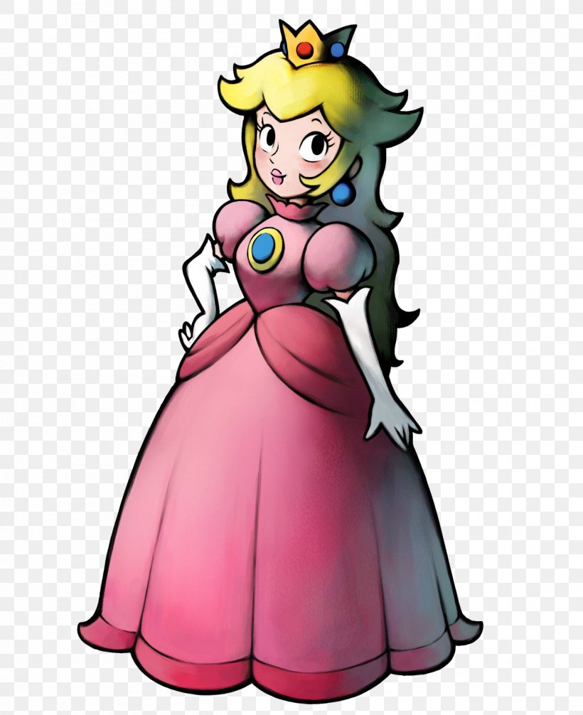 Mario & Luigi: Superstar Saga Mario Bros. Princess Peach, PNG, 1303x1600px, Watercolor, Cartoon, Flower, Frame, Heart Download Free