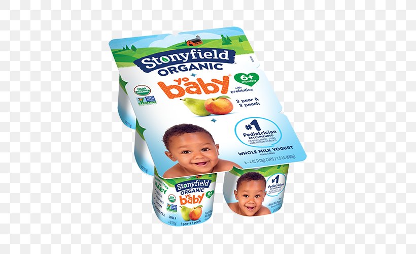 Baby Food Organic Food Milk Yoghurt Stonyfield Farm, Inc., PNG, 500x500px, Baby Food, Fage, Food, Greek Yogurt, Infant Download Free