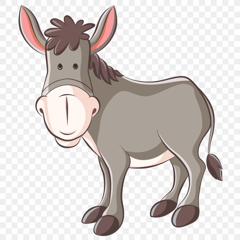 Donkey Horse Mule Clip Art, PNG, 1920x1920px, Donkey, Bridle, Cartoon, Cattle Like Mammal, Drawing Download Free