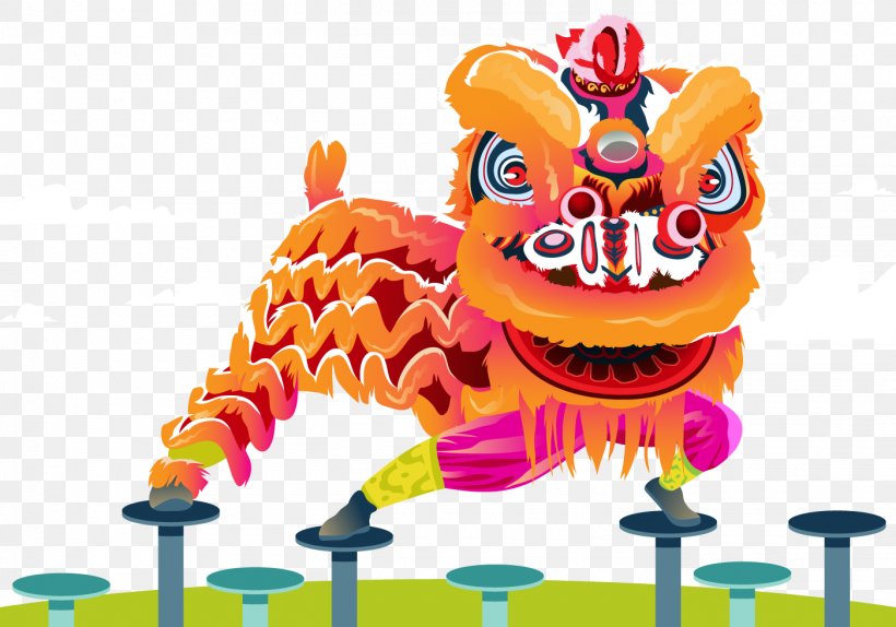 Lion Dance Chinese New Year, PNG, 1400x980px, China, Art, Chinese Guardian Lions, Chinese New Year, Clip Art Download Free