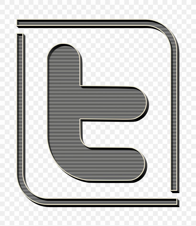 Twitter Icon, PNG, 896x1030px, Twitter Icon, Material Property, Metal, Rectangle, Symbol Download Free