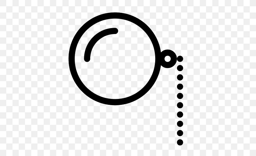 Monocle Clip Art, PNG, 500x500px, Monocle, Area, Black, Black And White, Body Jewelry Download Free