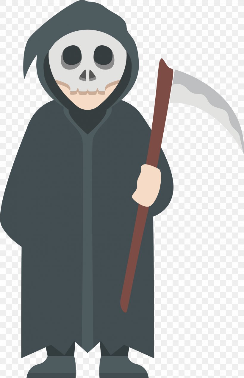 Death Euclidean Vector Character Halloween, PNG, 1854x2868px, Death, Art, Cartoon, Character, Fictional Character Download Free