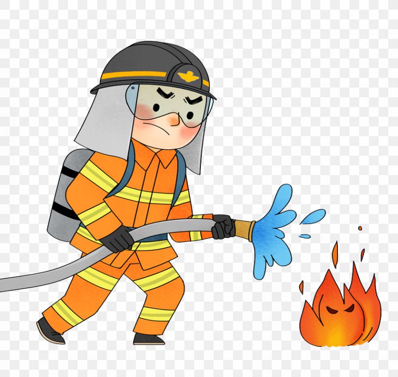 Firefighter Firefighting Clip Art, PNG, 860x813px, Firefighter, Art, Artwork, Cartoon, Conflagration Download Free