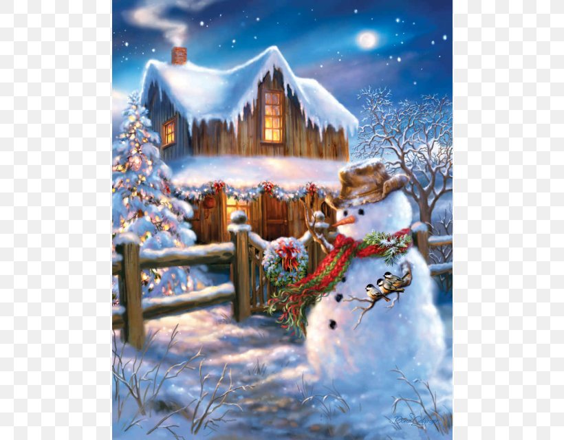 Jigsaw Puzzles Christmas And Holiday Season Christmas And Holiday Season Clip Art, PNG, 640x640px, Jigsaw Puzzles, Arctic, Christmas, Christmas And Holiday Season, Christmas Carol Download Free