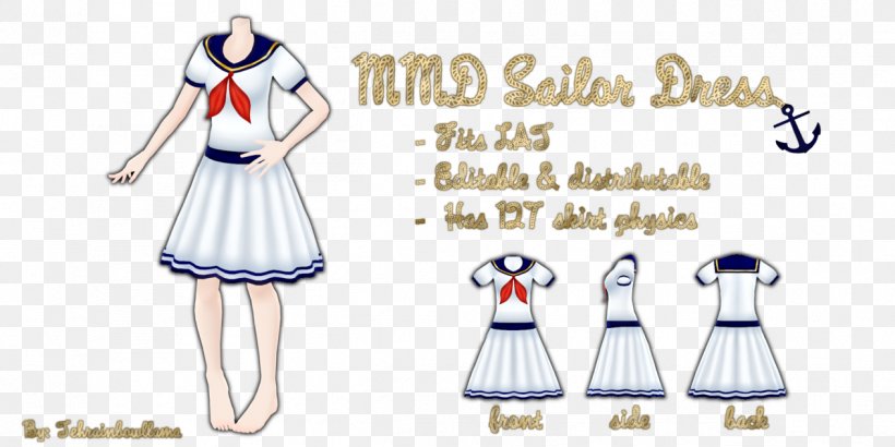 Sailor Dress Sailor Suit Clothing, PNG, 1264x632px, Watercolor, Cartoon, Flower, Frame, Heart Download Free