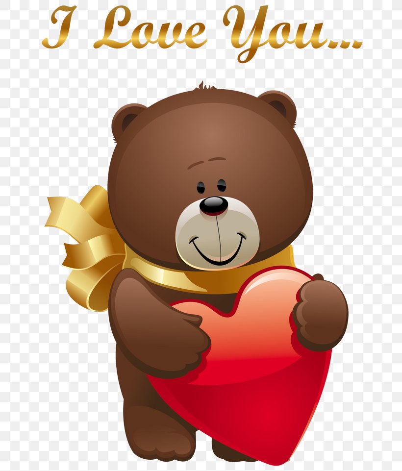 Bear Heart Clip Art, PNG, 670x961px, Watercolor, Cartoon, Flower, Frame, Heart Download Free