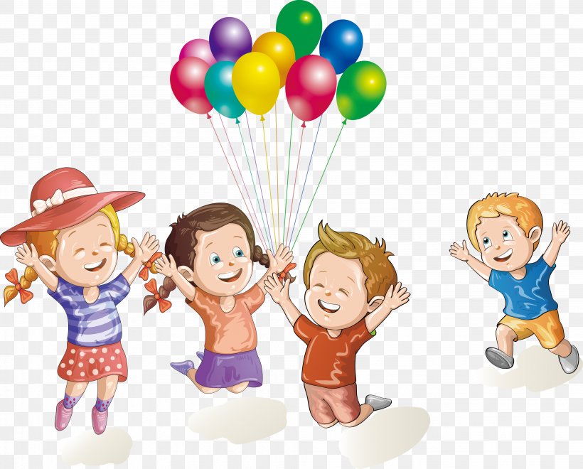 Child Illustration, PNG, 3878x3122px, Child, Art, Balloon, Boy, Cartoon Download Free