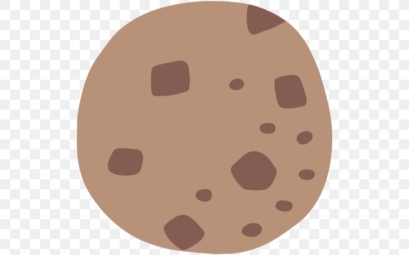 Chocolate Chip Cookie Biscuits Emoji Donuts Food, PNG, 512x512px, Chocolate Chip Cookie, Android, Biscuits, Brown, Chocolate Chip Download Free