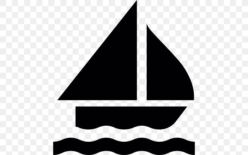 Sailboat Sailing Yacht, PNG, 512x512px, Sailboat, Black, Black And White, Boat, Boating Download Free