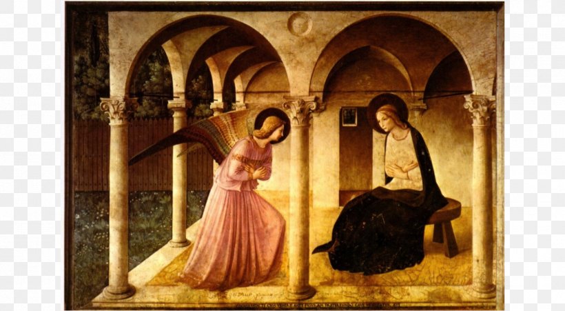 Annunciation Ecce Ancilla Domini Painting Gabriel Renaissance, PNG, 1351x744px, Annunciation, Annunciation In Christian Art, Arch, Art, Artist Download Free
