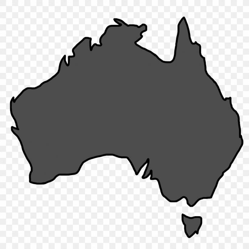 Australia Map, PNG, 1770x1770px, Australia, Black, Black And White, Blank Map, Carnivoran Download Free
