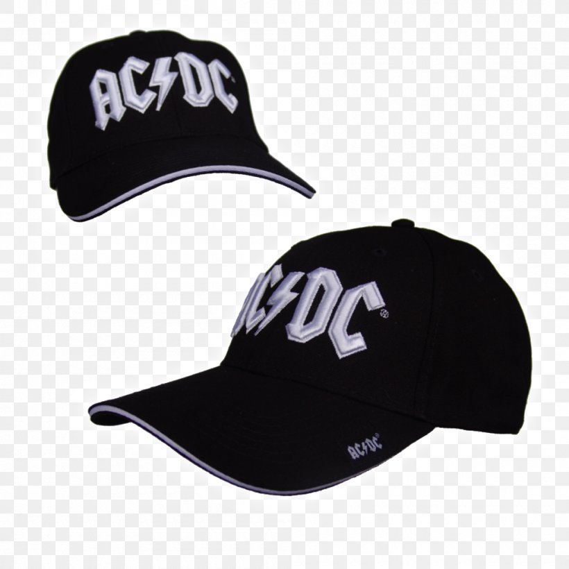 Baseball Cap AC/DC Back In Black, PNG, 1000x1000px, Baseball Cap, Acdc, Back In Black, Baseball, Black Download Free