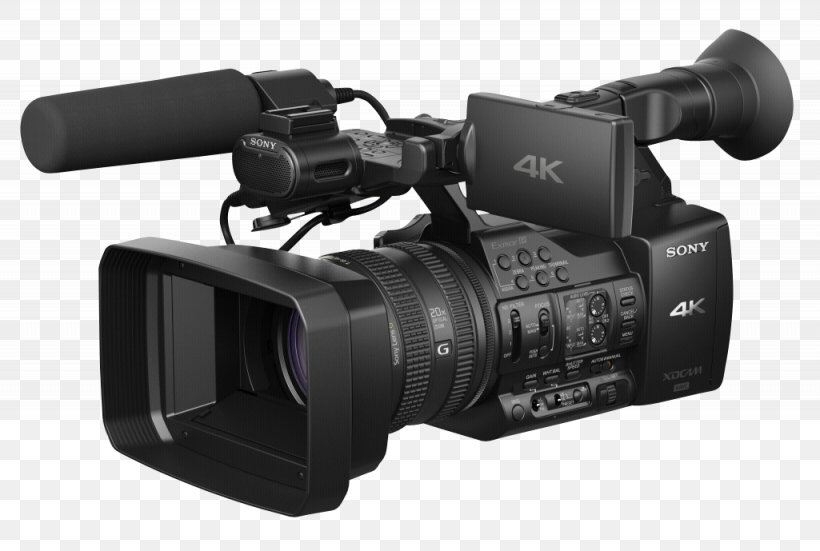 Camcorder XDCAM HD 4K Resolution XAVC, PNG, 1025x689px, 4k Resolution, Camcorder, Camera, Camera Accessory, Camera Lens Download Free