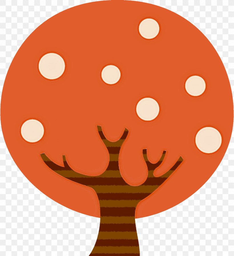 Orange, PNG, 936x1024px, Autumn Tree, Abstract Cartoon Tree, Fall Tree, Happy, Orange Download Free