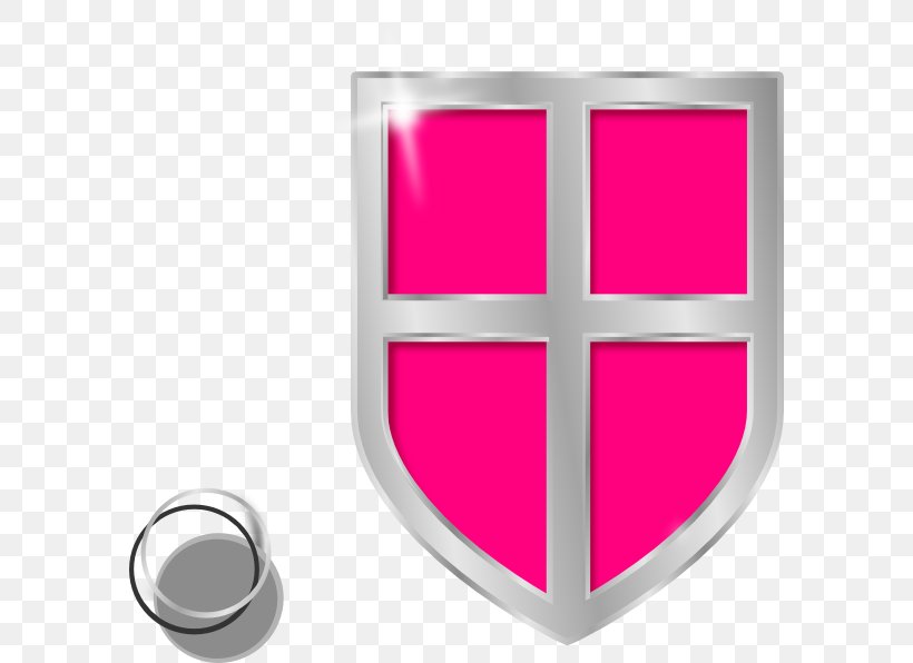 Shield Pink Clip Art, PNG, 588x596px, Shield, Blog, Color, Heart, Magenta Download Free