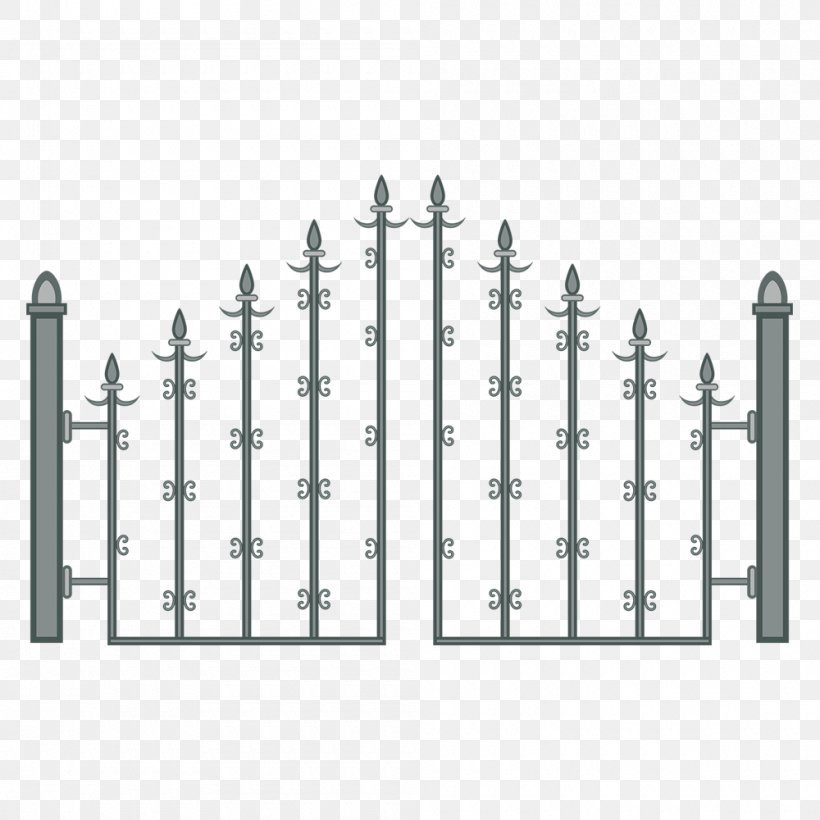 Fence Gate Door, PNG, 1000x1000px, Fence, Ancient History, Black And White, Board Game, Door Download Free