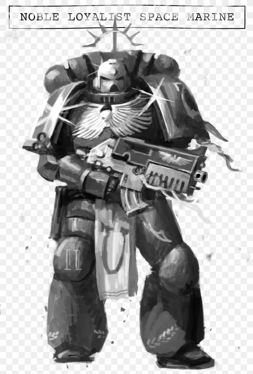 Warhammer 40,000: Space Marine Warhammer Fantasy Battle Warhammer 40,000: Eternal Crusade Imperium, PNG, 1200x1773px, Warhammer 40000, Black And White, Chaos, Chaos Space Marines, Fandom Download Free