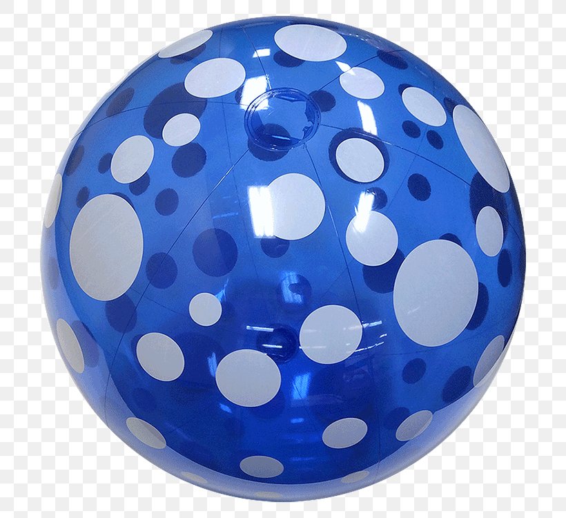 Beach Ball Polka Dot Blue, PNG, 750x750px, Beach Ball, Ball, Blue, Cobalt Blue, Digital Media Download Free