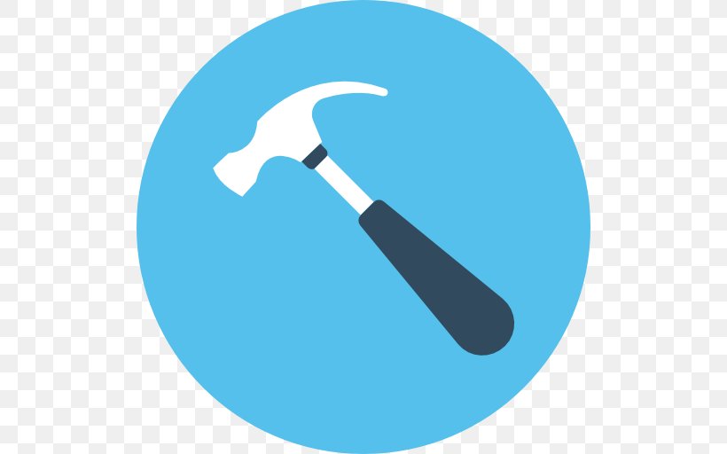 Hammer Technology Industry, PNG, 512x512px, Hammer, Aqua, Azure, Blue, Computer Software Download Free