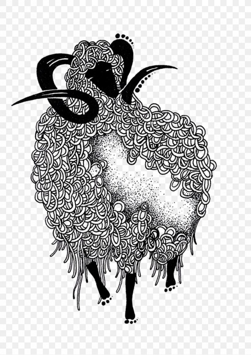 Goat Black And White Painting, PNG, 863x1222px, Goat, Art, Black, Black And White, Diagram Download Free