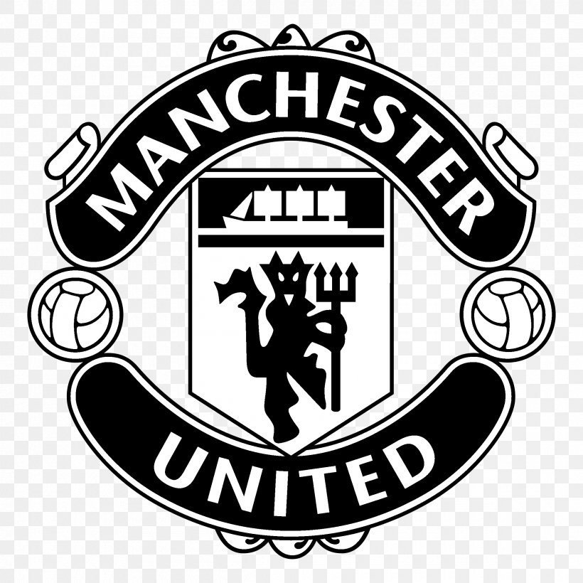 Manchester United F.C. Old Trafford FA Cup 2016–17 Premier League 2017–18 Premier League, PNG, 2400x2400px, Manchester United Fc, Area, Black And White, Brand, Emblem Download Free