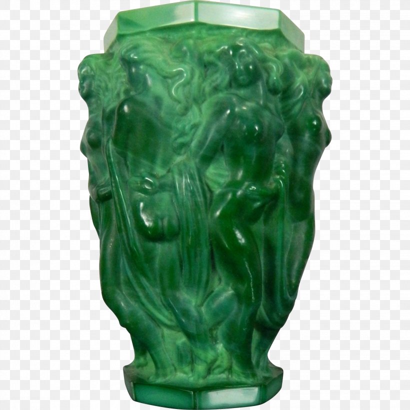 Vase Glass Malachite Stone Carving Art Deco, PNG, 2087x2087px, Vase, Antique, Art, Art Deco, Artifact Download Free