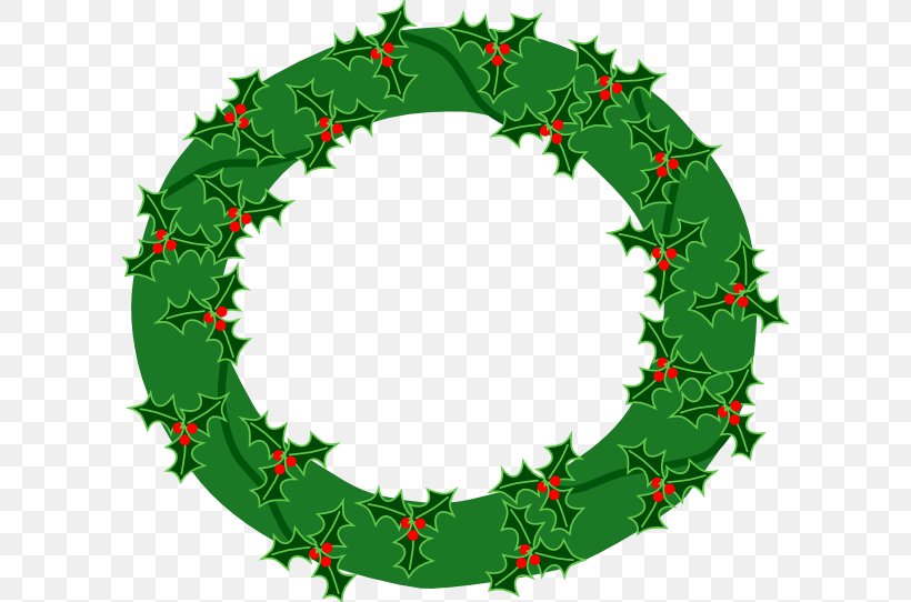 Wreath Garland Evergreen Clip Art, PNG, 600x542px, Wreath, Aquifoliaceae, Aquifoliales, Christmas, Christmas Decoration Download Free