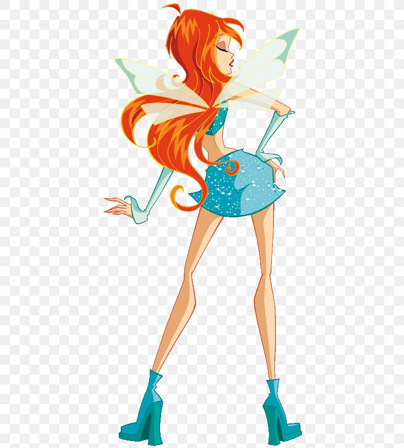 Bloom Aisha Winx Club, PNG, 410x909px, Watercolor, Cartoon, Flower, Frame, Heart Download Free