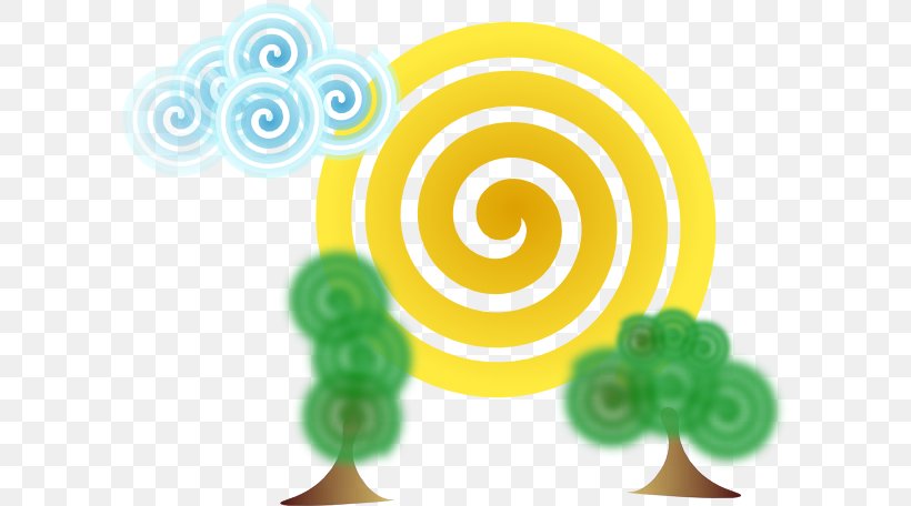 Download Clip Art, PNG, 600x456px, Landscape, Spiral, Yellow Download Free