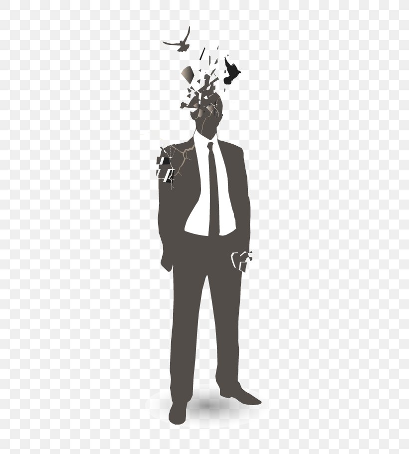 Illustration Vector Graphics Royalty-free Euclidean Vector, PNG, 500x910px, Royaltyfree, Black And White, Emotion, Fictional Character, Gentleman Download Free
