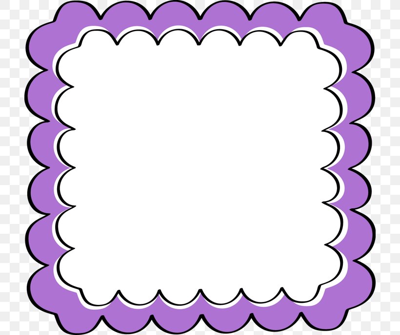 Clip Art Borders And Frames Image Picture Frames, PNG, 720x688px, Borders And Frames, Area, Border, Heart, Magenta Download Free