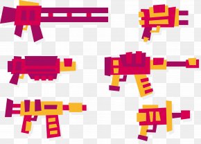 Vector New Year Toys - Euclidean Vector Firearm PNG