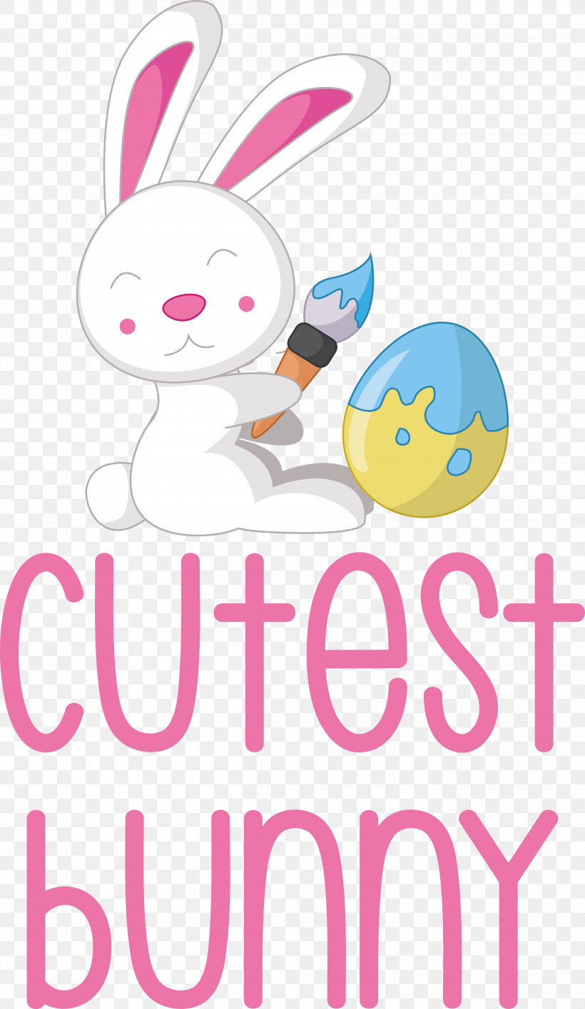 Easter Bunny, PNG, 4030x6956px, Easter Bunny, Cartoon, Happiness, Pink M, Rabbit Download Free