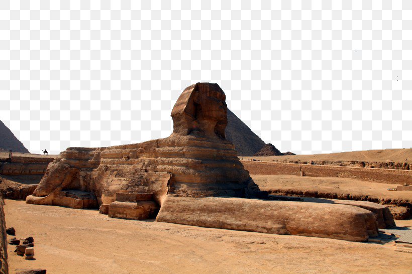 Great Sphinx Of Giza Pyramid Of Menkaure Great Pyramid Of Giza Pyramid Of Khafre Cairo, PNG, 820x546px, Great Sphinx Of Giza, Archaeological Site, Cairo, Egypt, Egyptian Pyramids Download Free