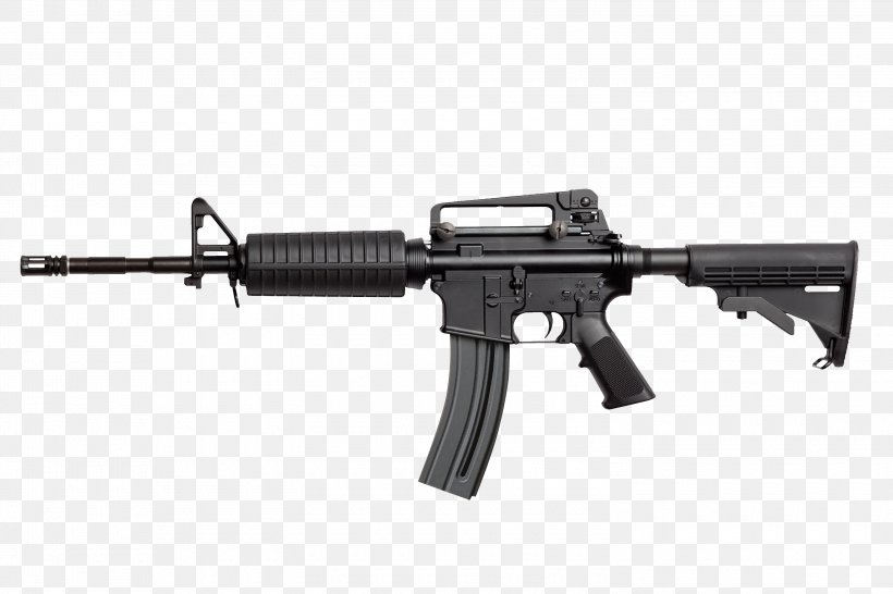 M4 Carbine Airsoft Guns Firearm, PNG, 3000x2000px, Watercolor, Cartoon, Flower, Frame, Heart Download Free