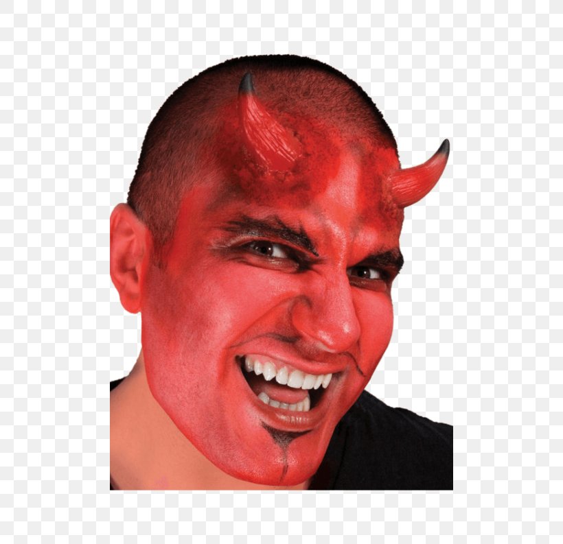 Sign Of The Horns Devil Demon Prosthetic Makeup Theatrical Makeup, PNG, 500x793px, Sign Of The Horns, Aggression, Angel, Cheek, Chin Download Free